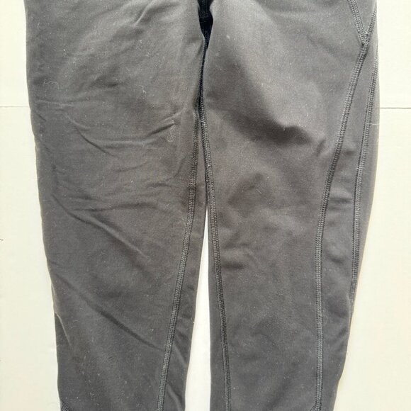 Ivivva Rhythmic Tights Pique Black Reflective Leggings Pants Full Length 10 - Picture 8 of 16